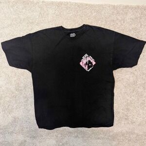 Taylor Gang Mens XL Black Graphic T Shirt Get High Mind Alt Cannabis Print